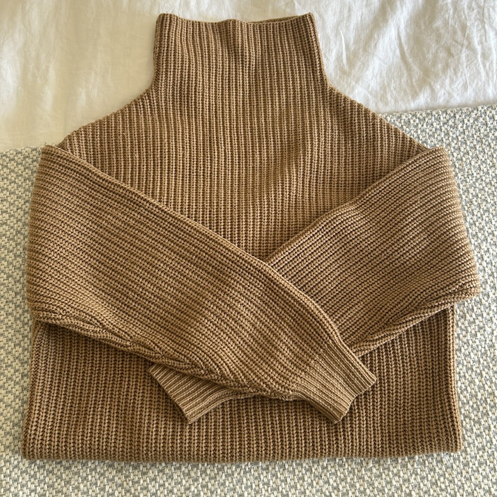 Wilfred Brown Turtleneck Sweater